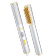 برس صاف‌کن مو مدل Straightener Brush SHEGLAM با طراحی ضدسوزش 3D و حرارت سریع 60 ثانیه